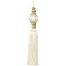 Подвеска HOUSE OF SEASONS, шар с кисточкой, 30*5,5 см, белый 84356