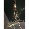 Ветка коричневая с лампами-капельками белый свет (240 ламп, размер 90*60 см) 84609